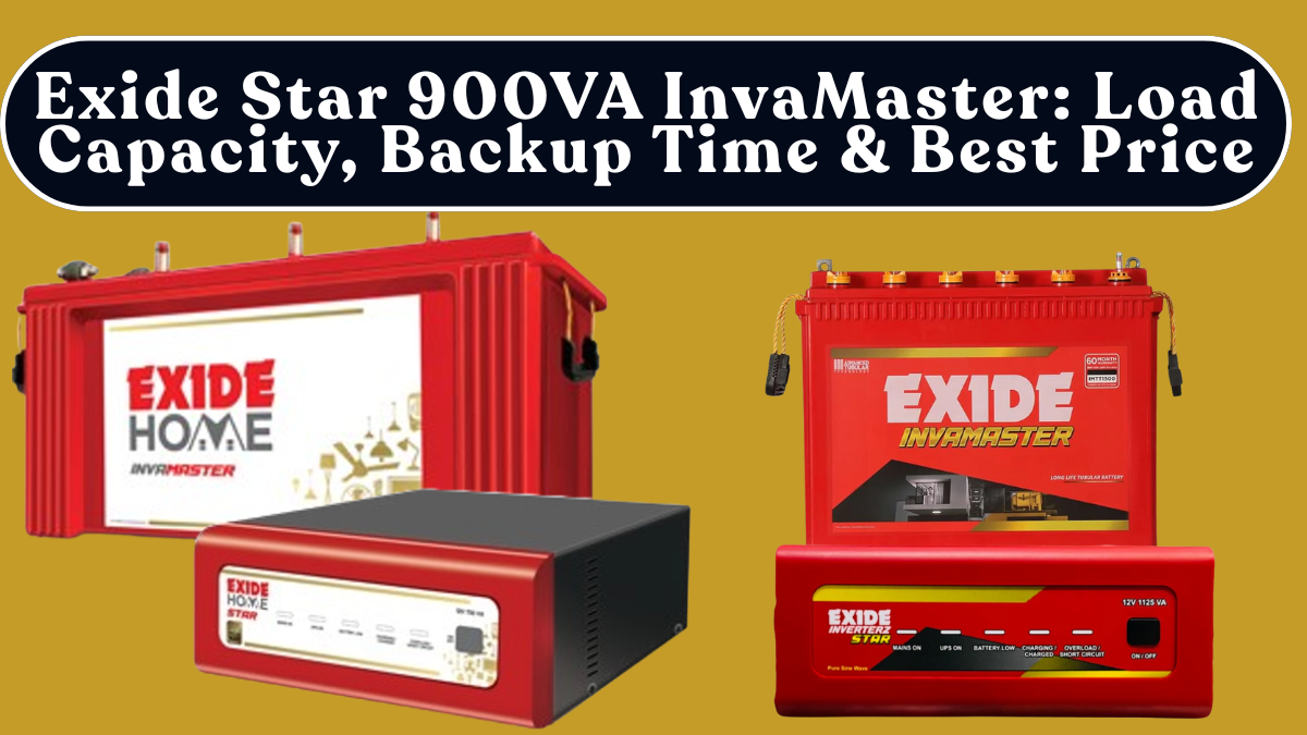 Exide Star 900VA InvaMaster: Load Capacity, Backup Time & Best Price
