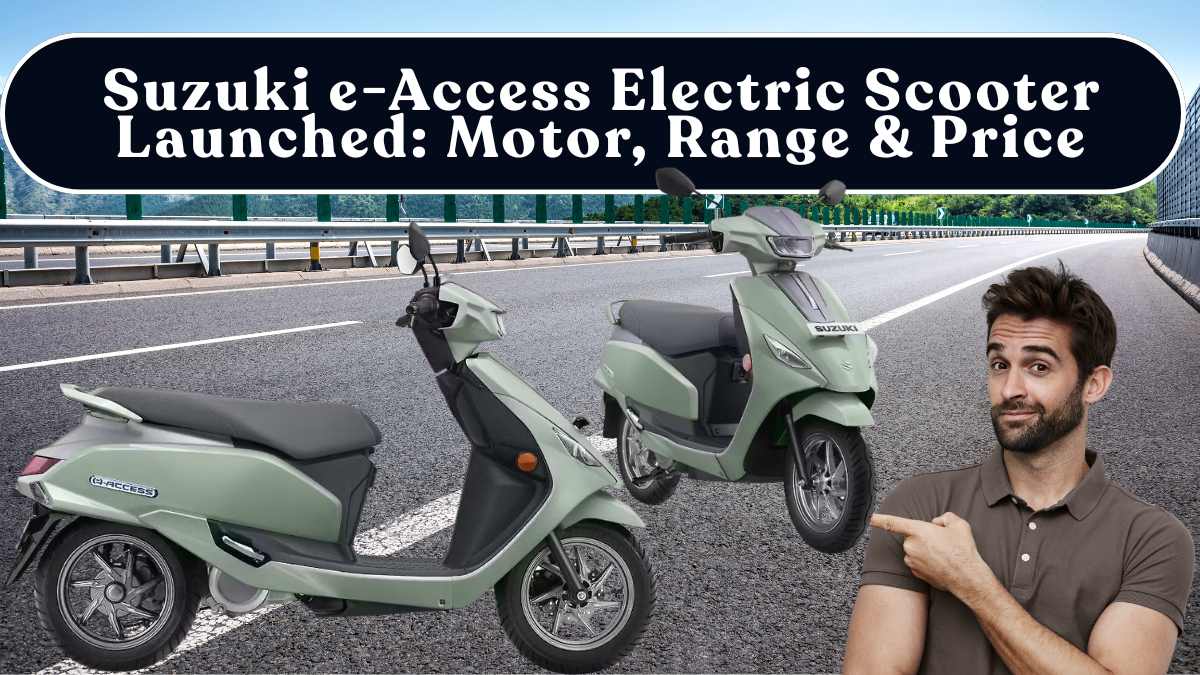 Suzuki e-Access Electric Scooter Launched: Motor, Range & Price