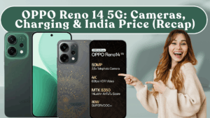 OPPO Reno 14 5G (v2): Cameras, Charging & India Price (Recap)