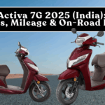 Honda Activa 7G 2025 (India): Engine Specs, Mileage & On-Road Price