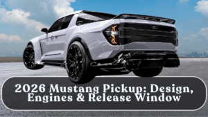 2026 Mustang Pickup: Design, Engines & Release Window