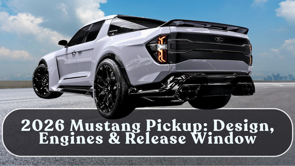 2026 Mustang Pickup: Design, Engines & Release Window