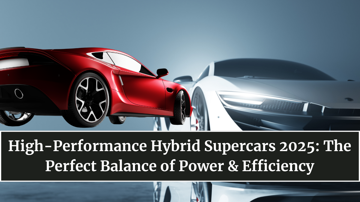 High-Performance Hybrid Supercars 2025: The Perfect Balance of Power & Efficiency