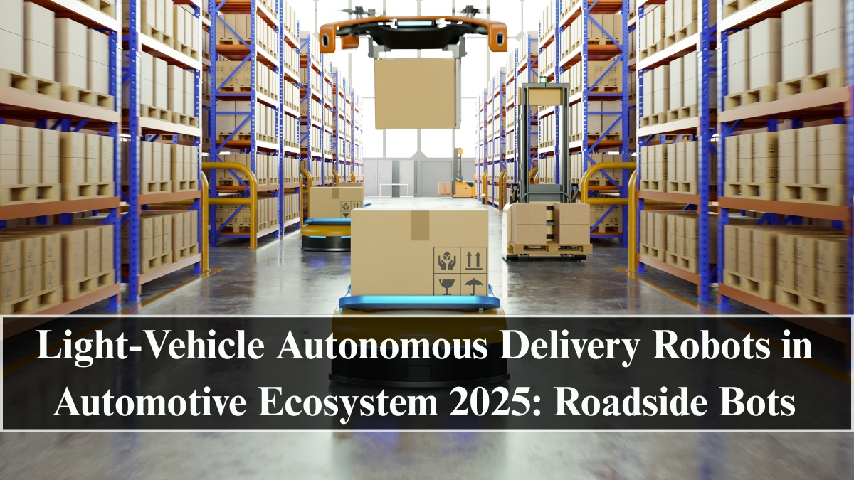 Light-Vehicle Autonomous Delivery Robots in Automotive Ecosystem 2025: Roadside Bots
