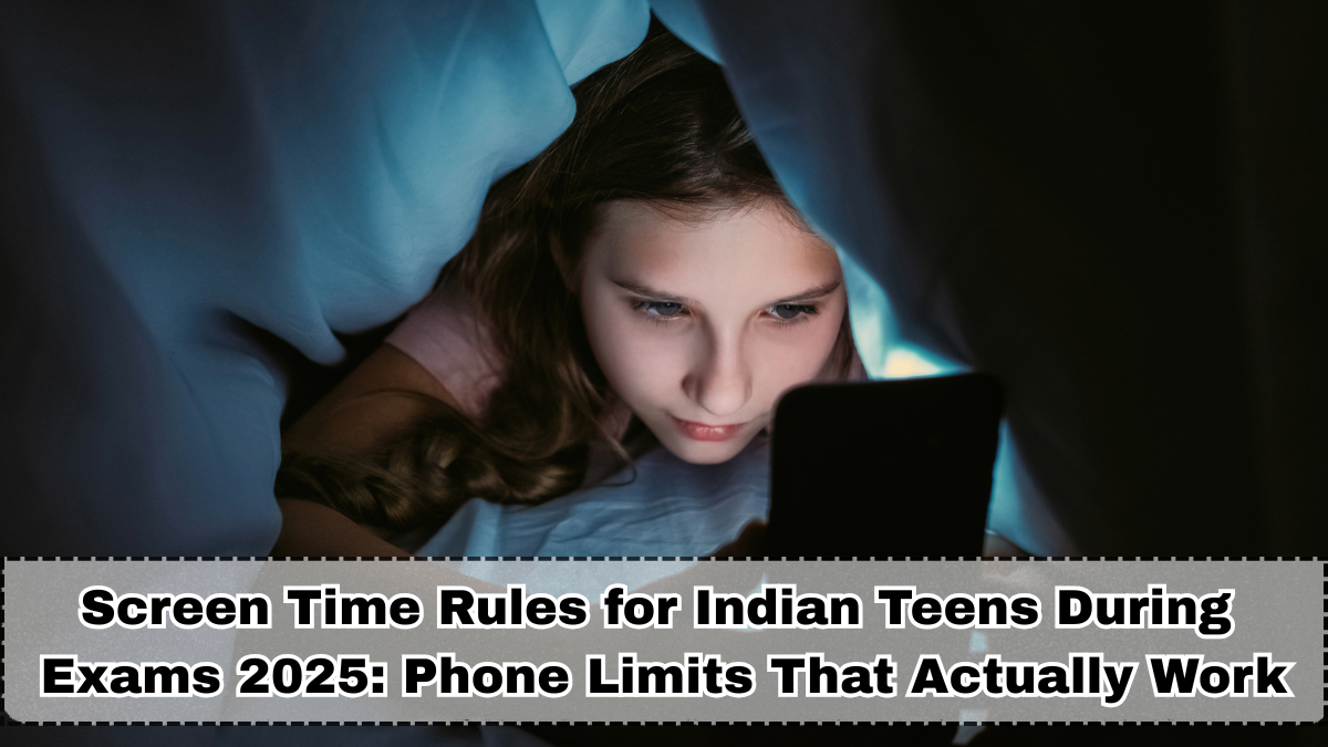 Screen Time Rules for Indian Teens During Exams 2025: Phone Limits That Actually Work