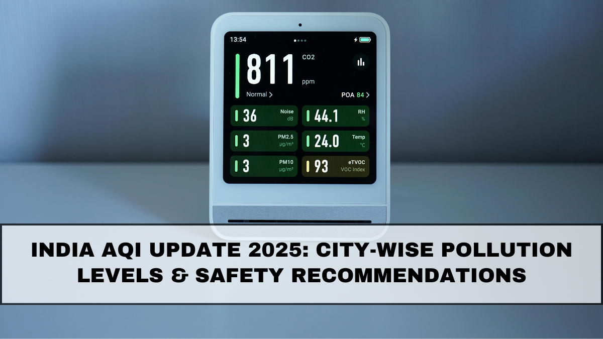 India AQI Update 2025: City-Wise Pollution Levels & Safety Recommendations