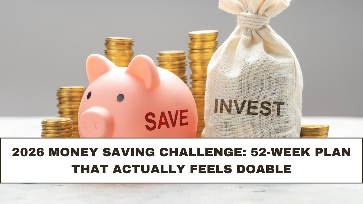 2026 Money Saving Challenge: 52-Week Plan That Actually Feels Doable