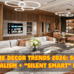 Home Decor Trends 2026: Soft Minimalism + “Silent Smart” Homes