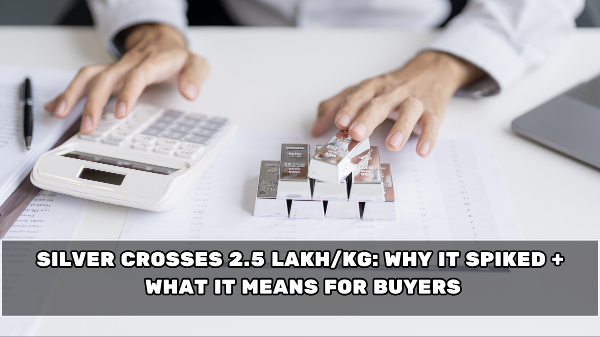 Silver Crosses 2.5 Lakh/kg: Why It Spiked + What It Means for Buyers