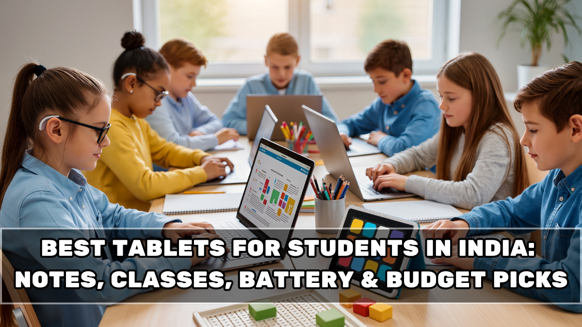 Best Tablets for Students in India (2026): Notes, Classes, Battery & Budget Picks