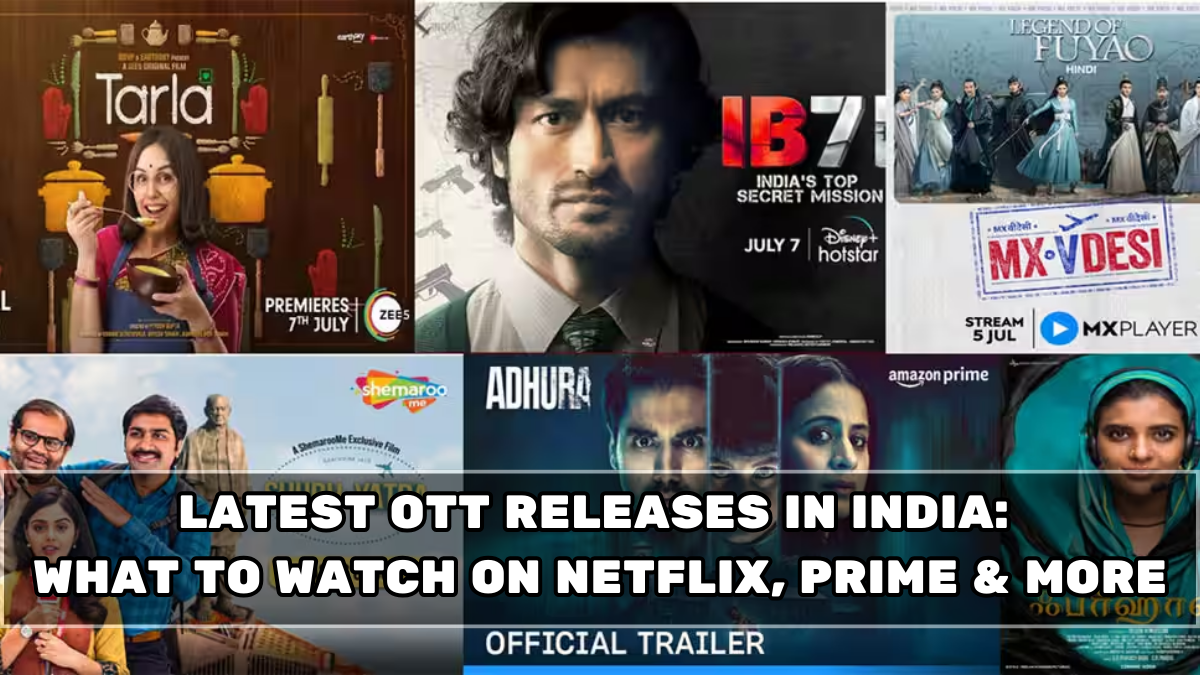 Latest OTT Releases in India (This Week): What to Watch on Netflix, Prime & More