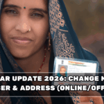 Aadhaar Update 2026: Change Mobile Number & Address (Online/Offline)