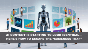 AI Content Is Starting to Look Identical—Here’s How to Escape the “Sameness Trap”