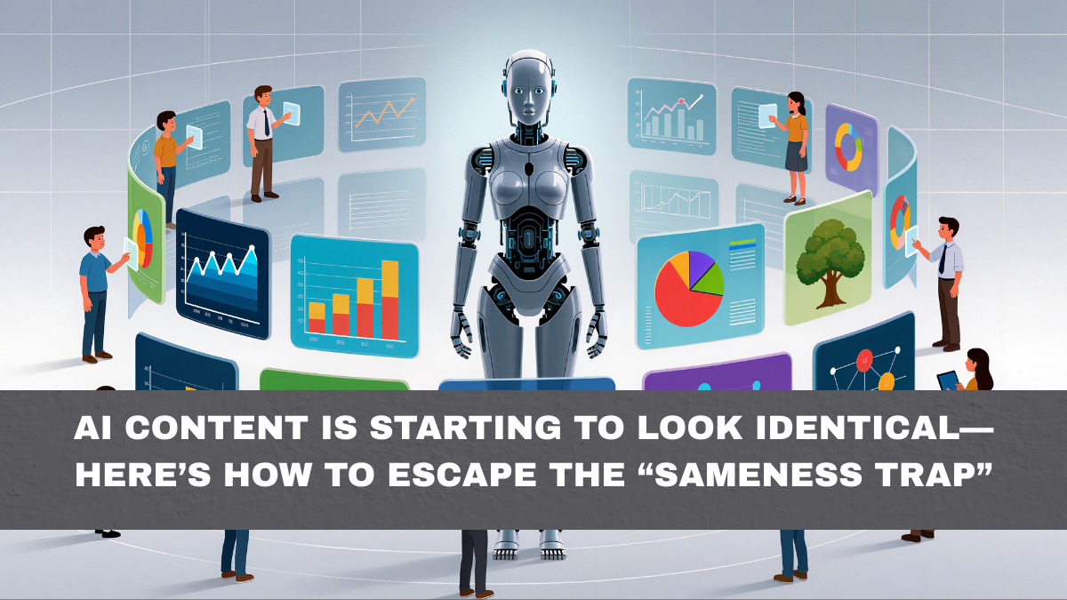AI Content Is Starting to Look Identical—Here’s How to Escape the “Sameness Trap”