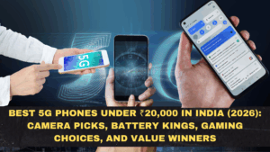 Best 5G Phones Under ₹20,000 in India (2026): Camera Picks, Battery Kings, Gaming Choices, and Value Winners