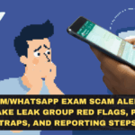 Telegram/WhatsApp Exam Scam Alert (India 2026): Fake Leak Group Red Flags, Payment Traps, and Reporting Steps