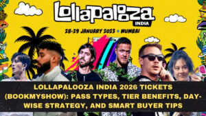 Lollapalooza India 2026 Tickets (BookMyShow): Pass Types, Tier Benefits, Day-Wise Strategy, and Smart Buyer Tips