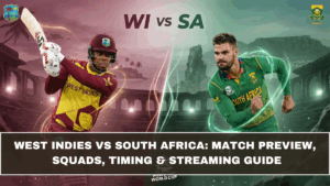West Indies vs South Africa: Match Preview, Squads, Timing & Streaming Guide