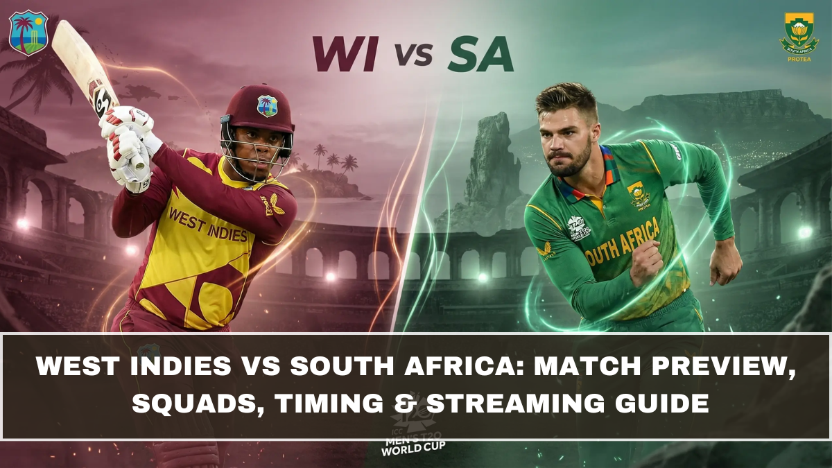 West Indies vs South Africa: Match Preview, Squads, Timing & Streaming Guide