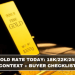 Dubai Gold Rate Today: 18K/22K/24K Price Context + Buyer Checklist (March 2026 Update)