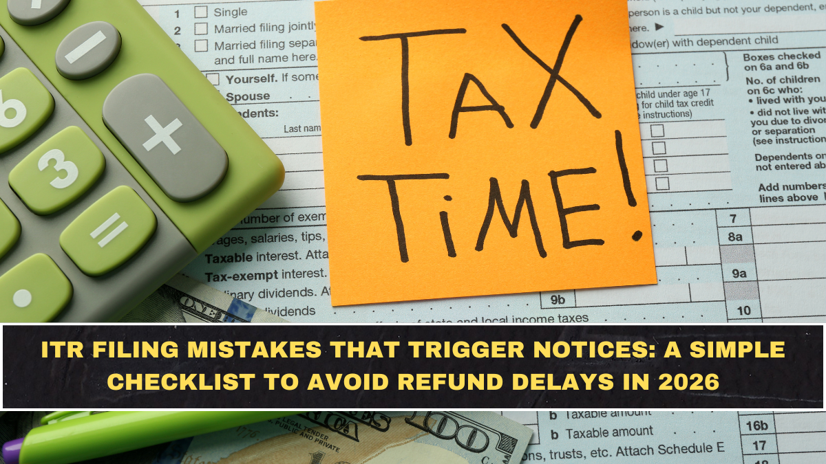 ITR Filing Mistakes That Trigger Notices: A Simple Checklist to Avoid Refund Delays in 2026