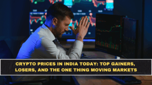 Crypto Prices in India Today: Top Gainers, Losers, and the One Thing Moving Markets