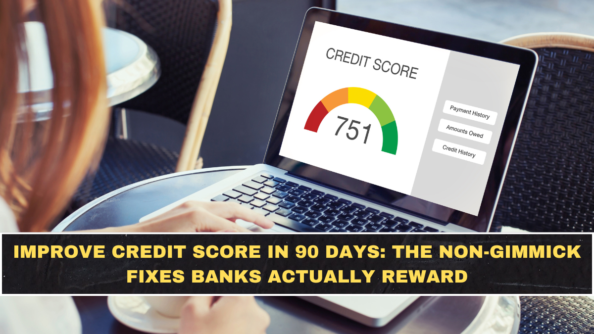 Improve Credit Score in 90 Days: The Non-Gimmick Fixes Banks Actually Reward