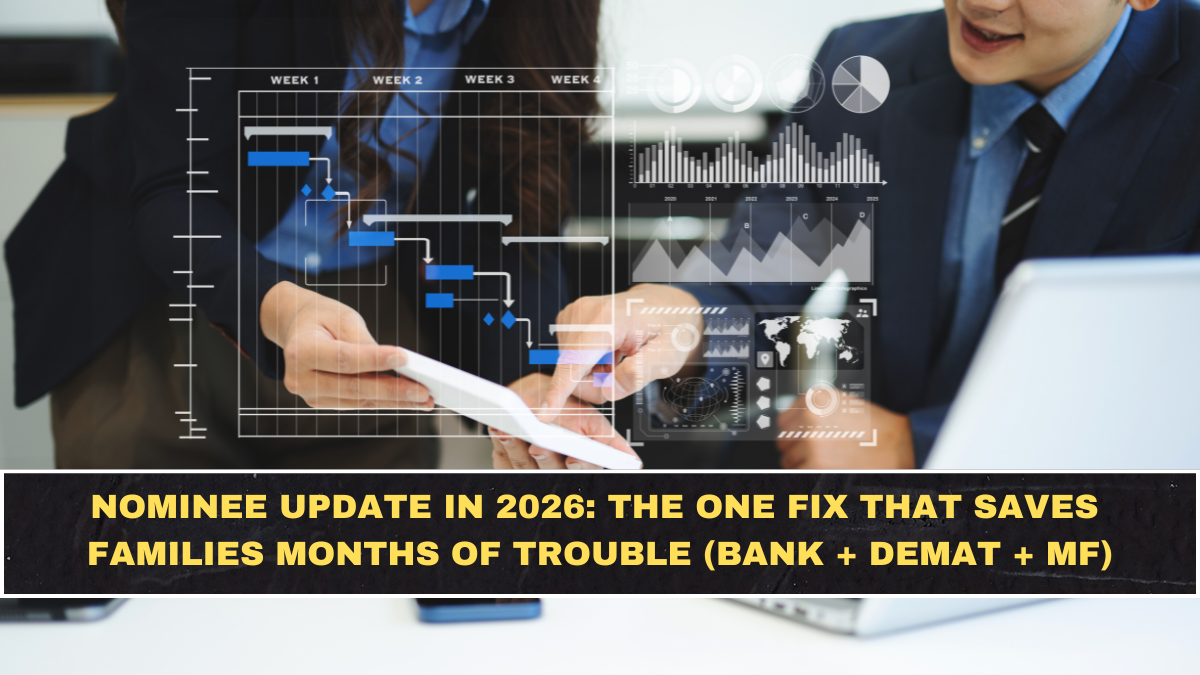 Nominee Update in 2026: The One Fix That Saves Families Months of Trouble (Bank + Demat + MF)