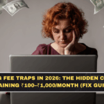 Banking Fee Traps in 2026: The Hidden Charges Draining ₹100–₹1,000/Month (Fix Guide)
