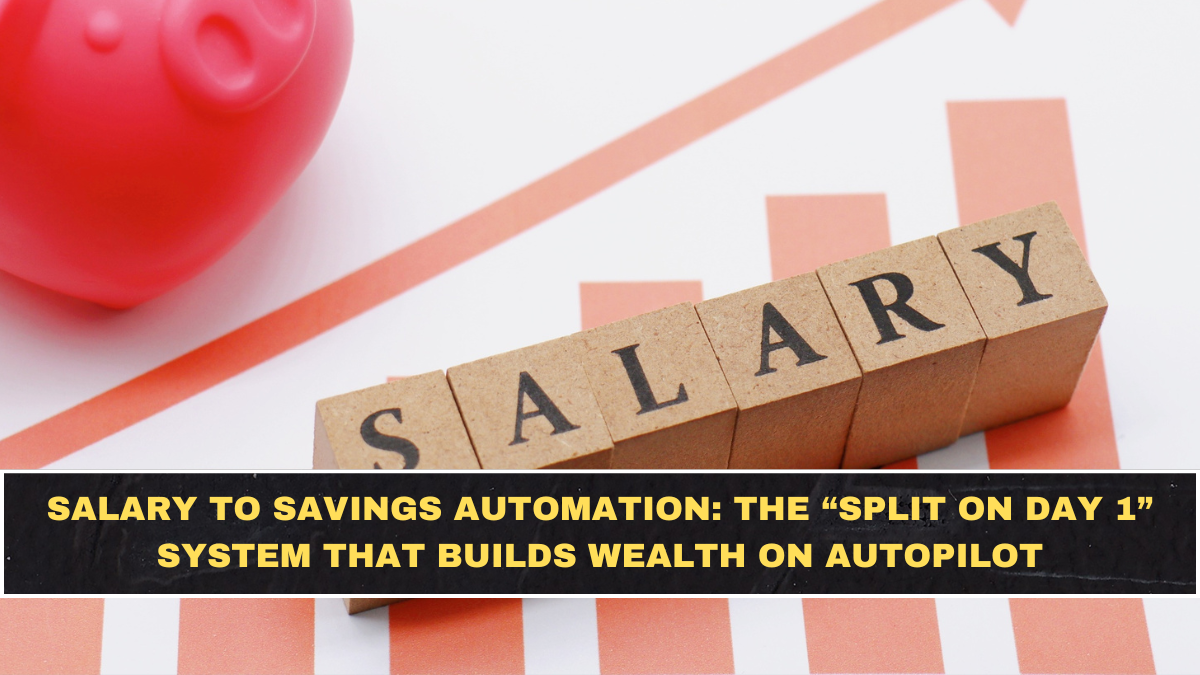Salary to Savings Automation: The “Split on Day 1” System That Builds Wealth on Autopilot