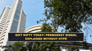 GIFT Nifty Today: Premarket Signal Explained Without Hype