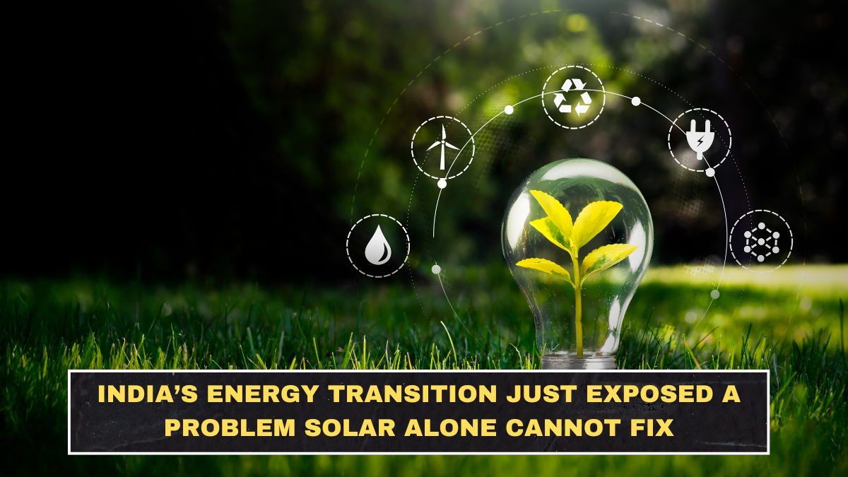 India’s Energy Transition Just Exposed a Problem Solar Alone Cannot Fix