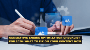 Generative Engine Optimization Checklist for 2026: What to Fix on Your Content Now