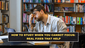 How to Study When You Cannot Focus: Real Fixes That Help