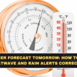 Weather Forecast Tomorrow: How to Read Heatwave and Rain Alerts Correctly