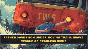 Father Saves Son Under Moving Train: Brave Rescue or Reckless Risk?