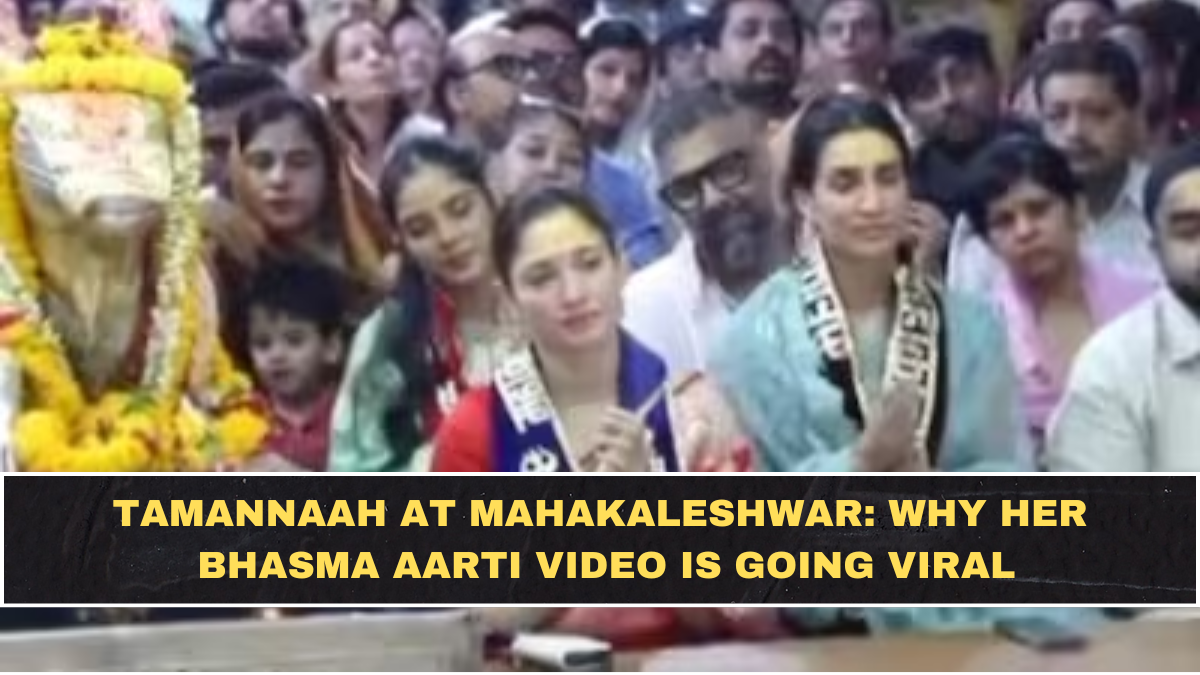 Tamannaah at Mahakaleshwar: Why Her Bhasma Aarti Video Is Going Viral