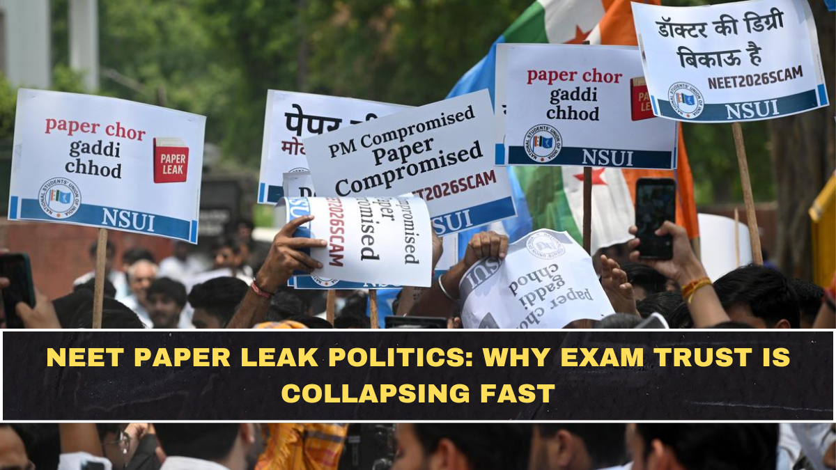 NEET Paper Leak Politics: Why Exam Trust Is Collapsing Fast